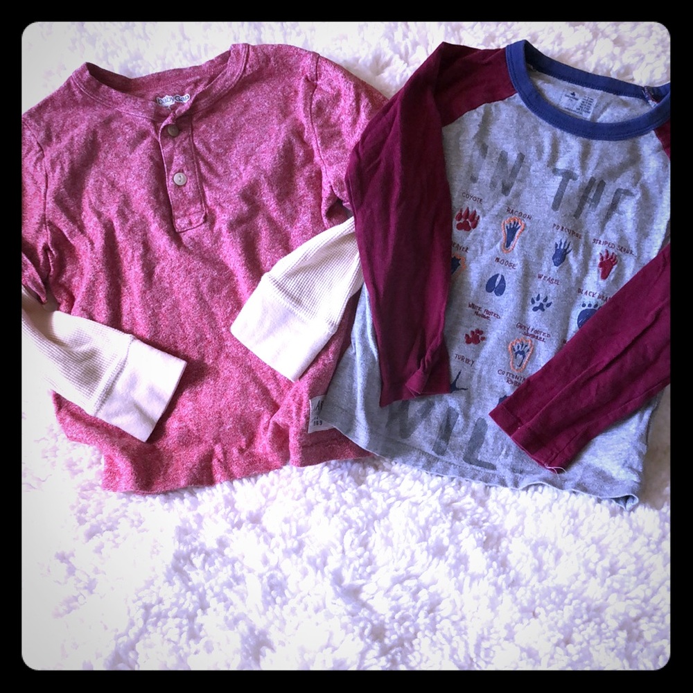 Boys Gap long sleeve shirts size 4